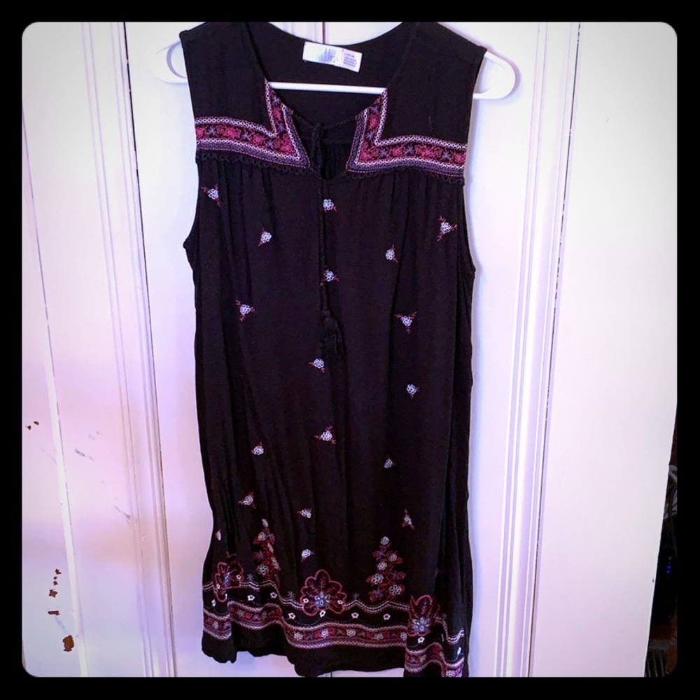 Black Flowered Sundress